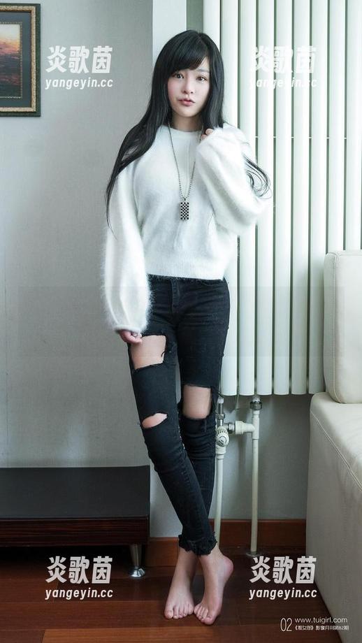 推女郎 - 谭冰的纯白时刻，图集分享带你走进如梦的世界！
